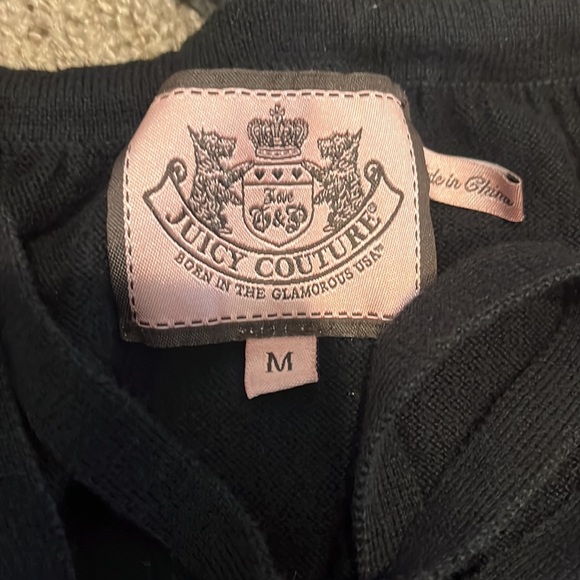 Juicy couture black sweater - Picture 2 of 4